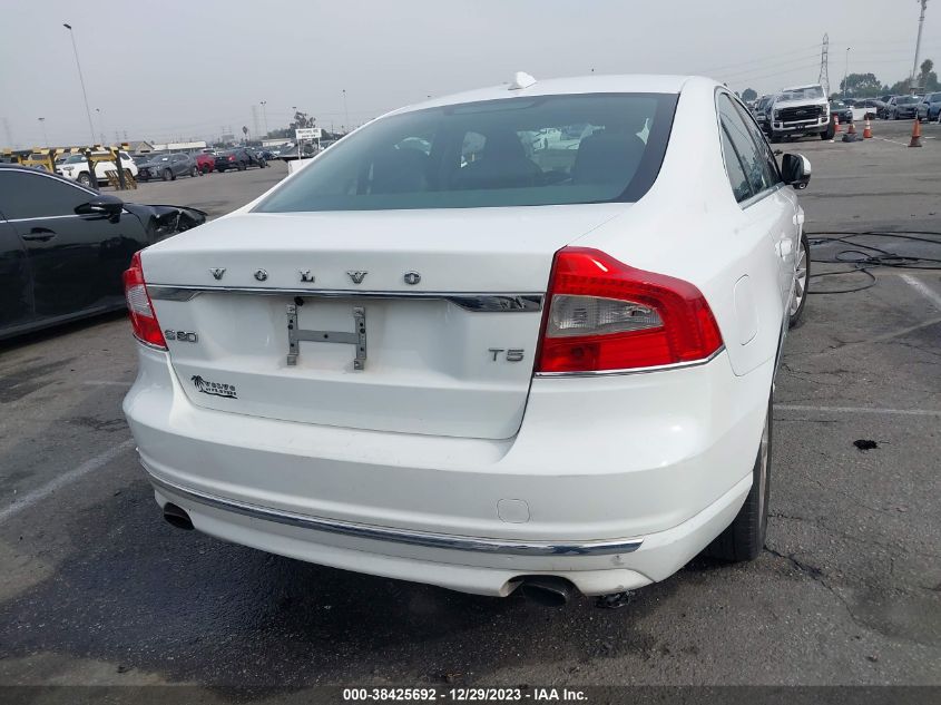 2015 Volvo S80 T5 VIN: YV140MAK5F1186477 Lot: 38425692