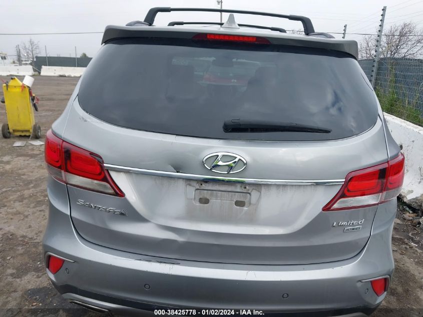 KM8SR4HF6HU184018 2017 Hyundai Santa Fe Limited Ultimate