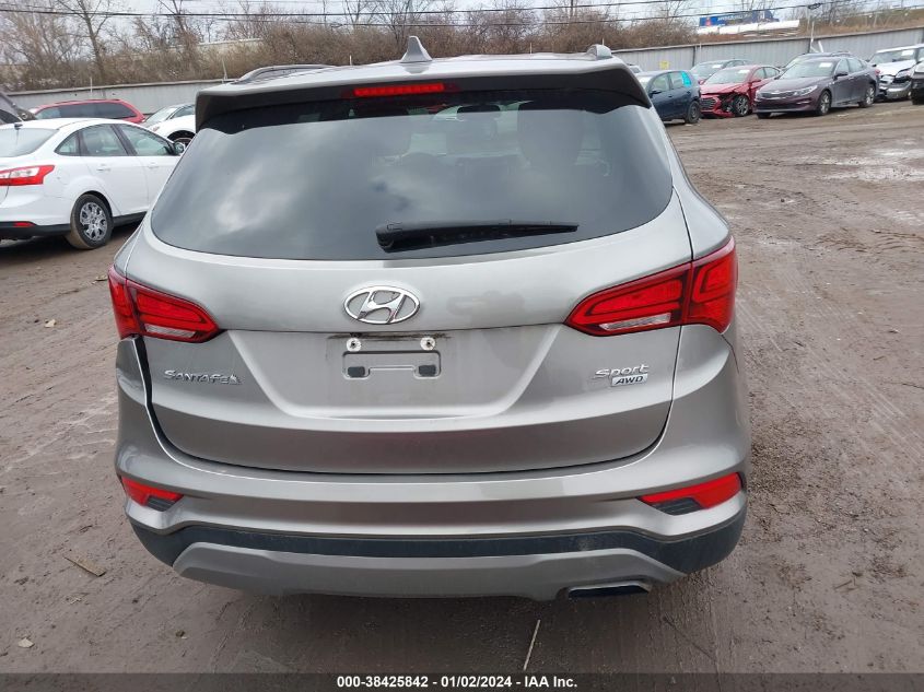 5NMZUDLB6JH069096 2018 Hyundai Santa Fe Sport 2.4L