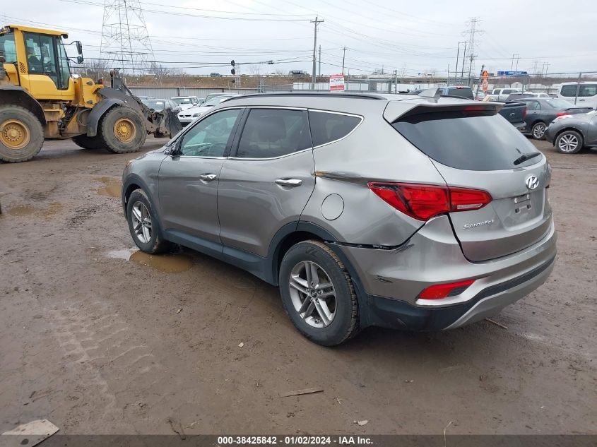 5NMZUDLB6JH069096 2018 Hyundai Santa Fe Sport 2.4L