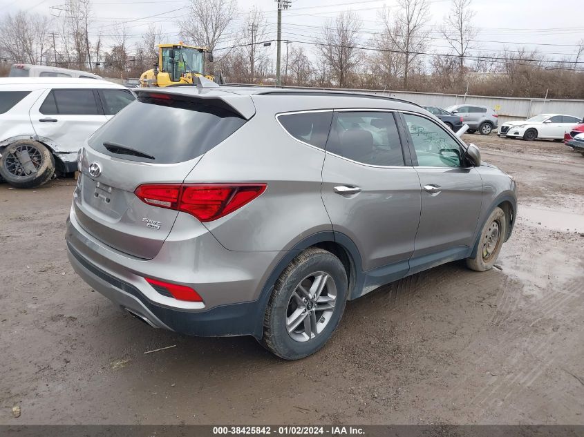 5NMZUDLB6JH069096 2018 Hyundai Santa Fe Sport 2.4L