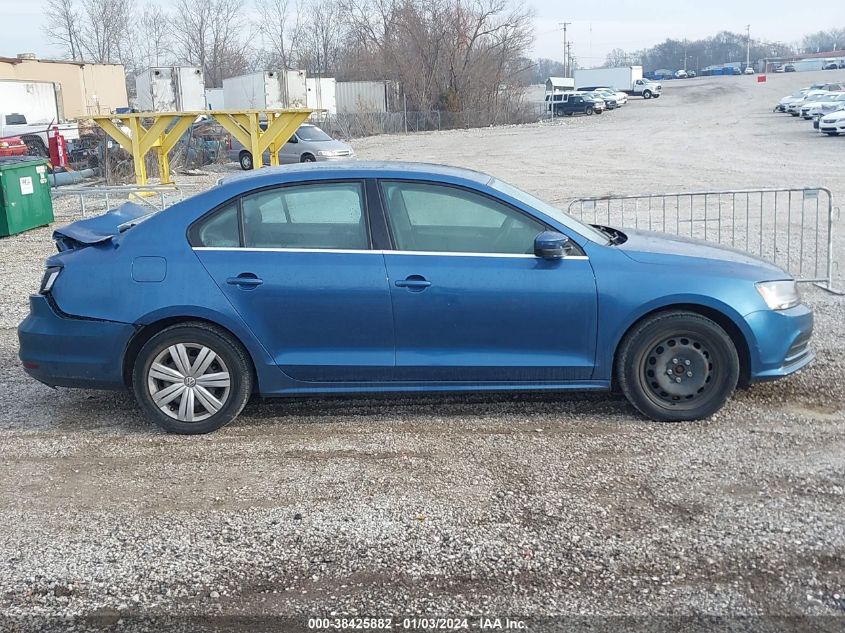 2017 Volkswagen Jetta 1.4T S VIN: 3VW2B7AJXHM387875 Lot: 38425882