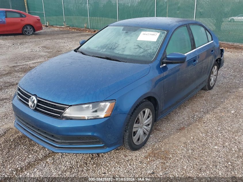 2017 Volkswagen Jetta 1.4T S VIN: 3VW2B7AJXHM387875 Lot: 38425882