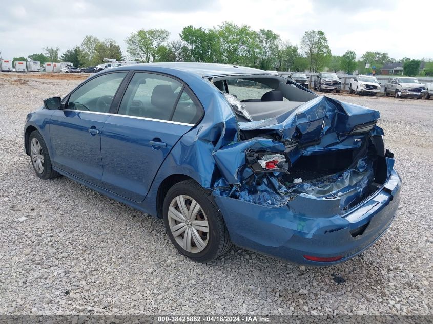 2017 Volkswagen Jetta 1.4T S VIN: 3VW2B7AJXHM387875 Lot: 38425882