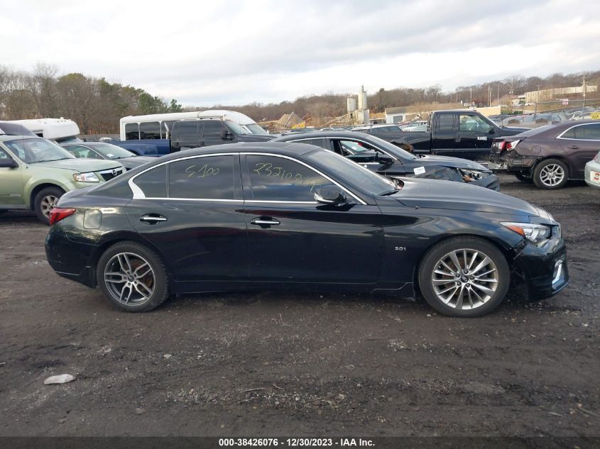 2018 Infiniti Q50 3.0T Luxe VIN: JN1EV7AP2JM590694 Lot: 40931428