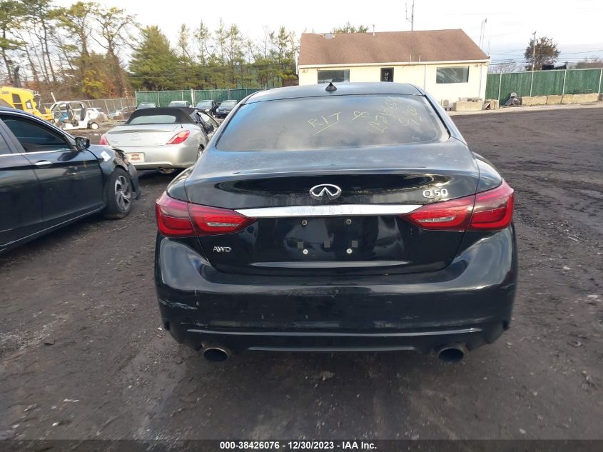 2018 Infiniti Q50 3.0T Luxe VIN: JN1EV7AP2JM590694 Lot: 40931428