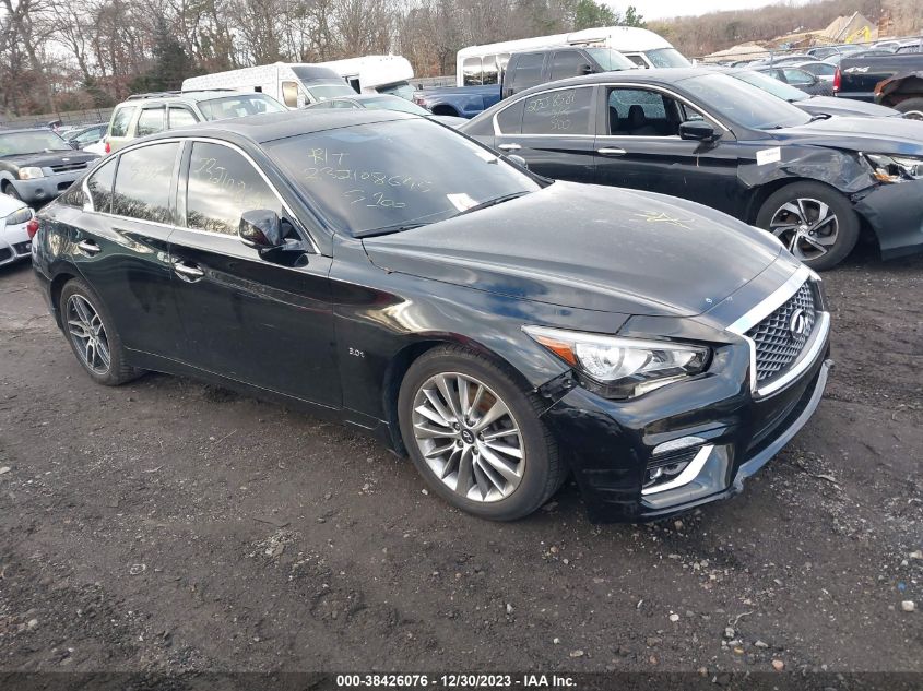 2018 Infiniti Q50 3.0T Luxe VIN: JN1EV7AP2JM590694 Lot: 40931428