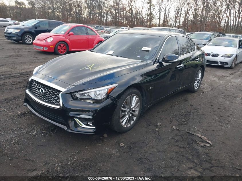 2018 Infiniti Q50 3.0T Luxe VIN: JN1EV7AP2JM590694 Lot: 40931428