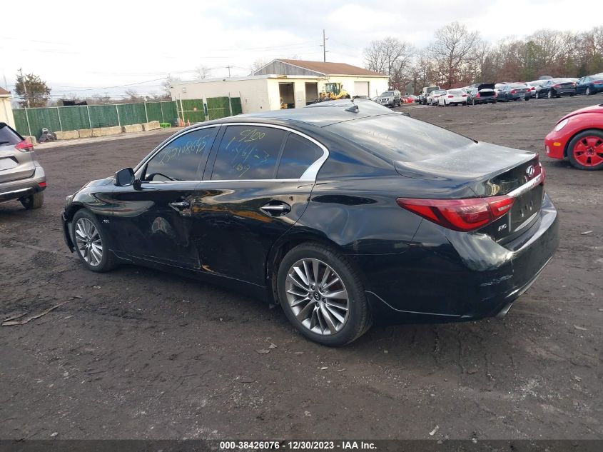 2018 Infiniti Q50 3.0T Luxe VIN: JN1EV7AP2JM590694 Lot: 40931428