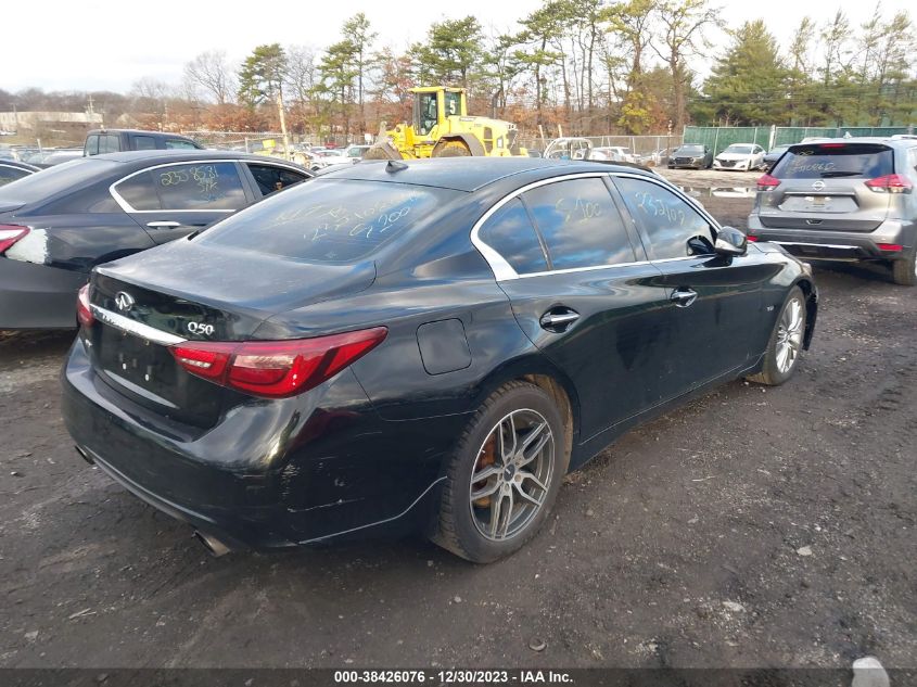 2018 Infiniti Q50 3.0T Luxe VIN: JN1EV7AP2JM590694 Lot: 40931428