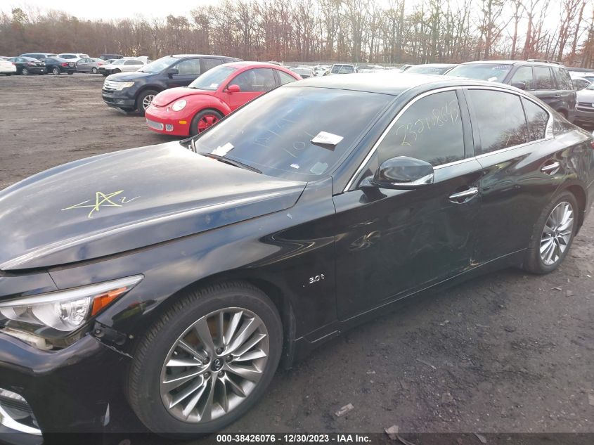 2018 Infiniti Q50 3.0T Luxe VIN: JN1EV7AP2JM590694 Lot: 40931428