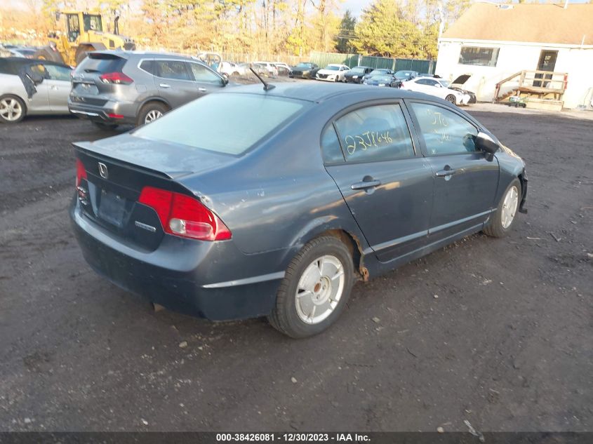 JHMFA36238S003801 2008 Honda Civic Hybrid