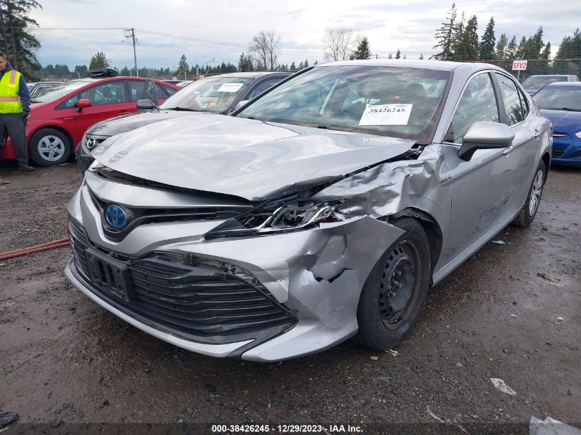 2020 Toyota Camry Le Hybrid VIN: 4T1C31AK4LU542236 Lot: 38426245