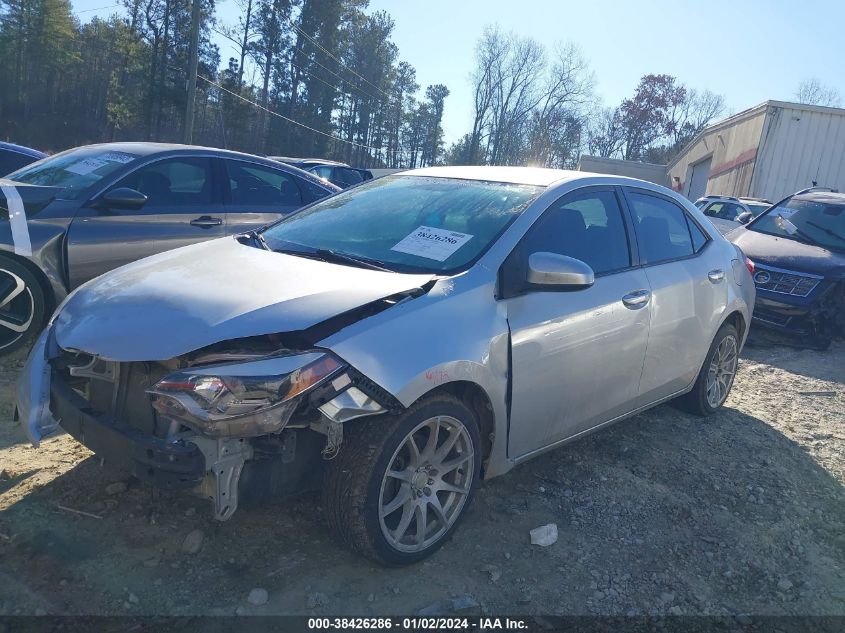 2015 Toyota Corolla Le VIN: 2T1BURHE2FC244863 Lot: 38426286