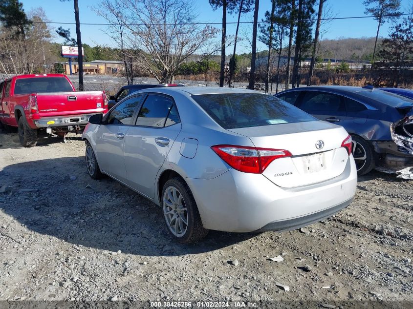 2015 Toyota Corolla Le VIN: 2T1BURHE2FC244863 Lot: 38426286