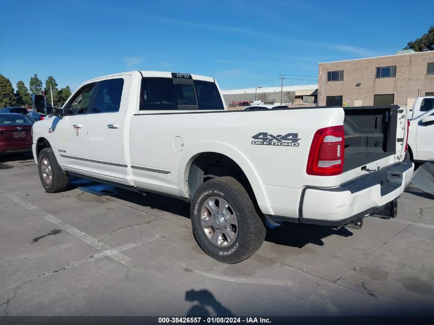 2019 Ram 2500 Limited 4X4 8' Box VIN: 3C6UR5RL0KG527575 Lot: 38426557