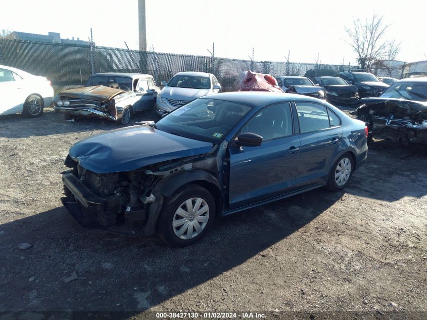 2015 Volkswagen Jetta 2.0L S VIN: 3VW2K7AJ6FM348956 Lot: 38427130