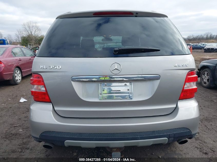 4JGBB86E47A215952 2007 Mercedes-Benz Ml 350 4Matic