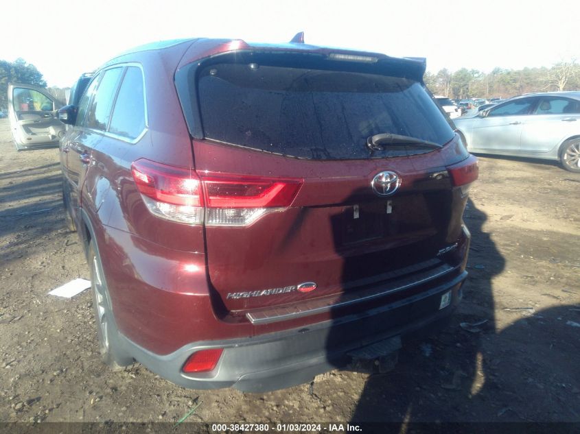 5TDJZRFH5JS878131 2018 Toyota Highlander Xle