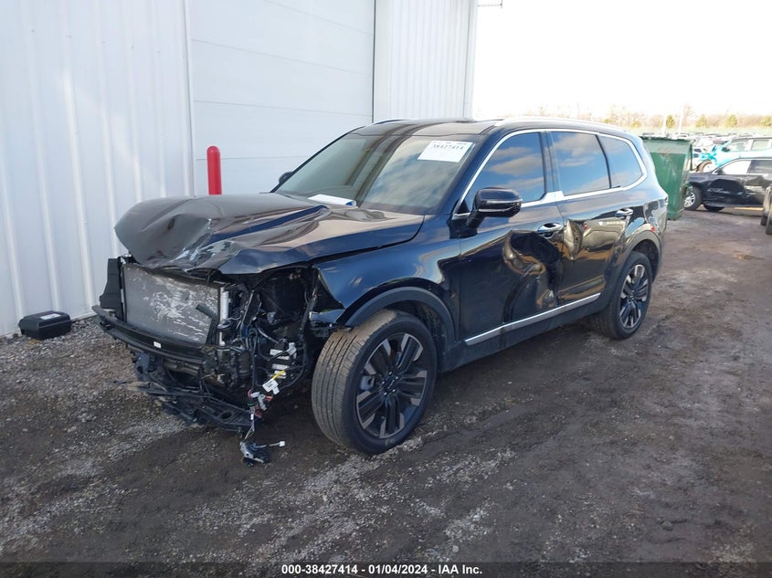 2023 Kia Telluride Sx VIN: 5XYP5DGC2PG399618 Lot: 38427414