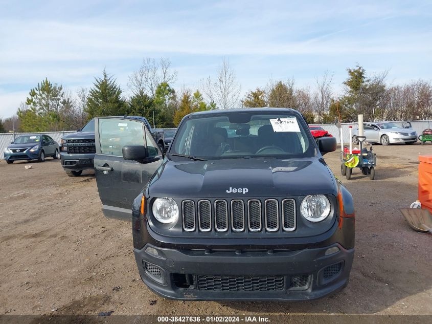 ZACCJBAB8JPH85997 2018 Jeep Renegade Sport 4X4