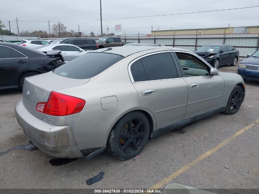 2004 Infiniti G35 VIN: JNKCV51E14M617989 Lot: 38427638