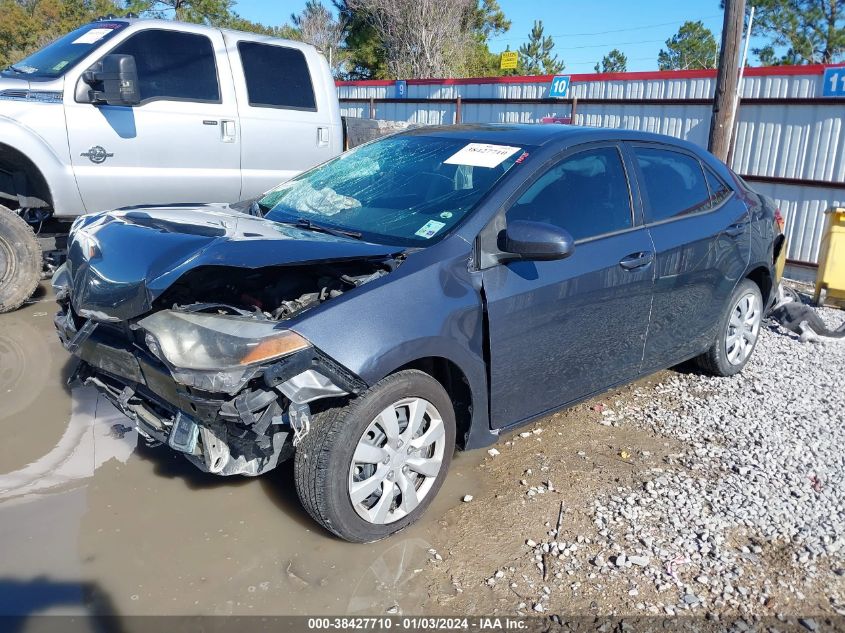 2015 Toyota Corolla Le VIN: 5YFBURHE5FP278022 Lot: 38427710