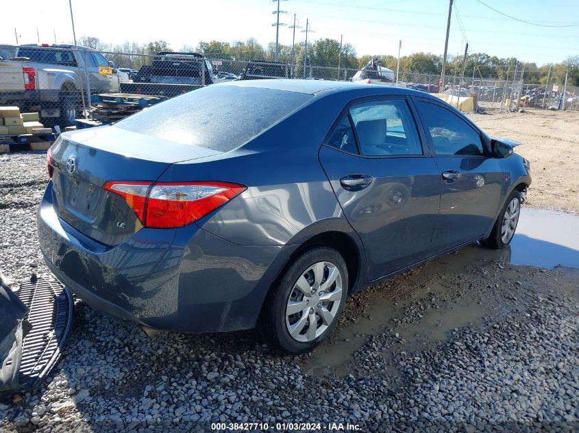 2015 Toyota Corolla Le VIN: 5YFBURHE5FP278022 Lot: 38427710