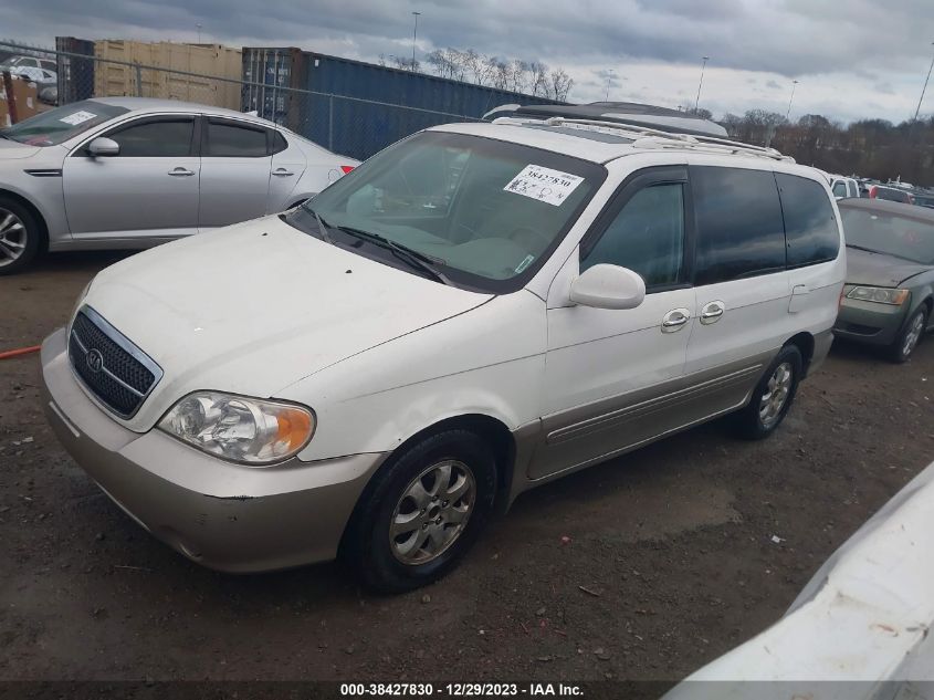 2004 Kia Sedona Ex/Lx VIN: KNDUP131446600160 Lot: 38427830