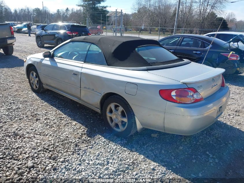 2T1FF28P92C594165 2002 Toyota Camry Solara Sle