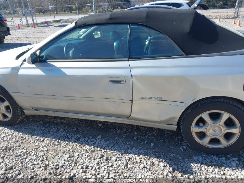 2T1FF28P92C594165 2002 Toyota Camry Solara Sle