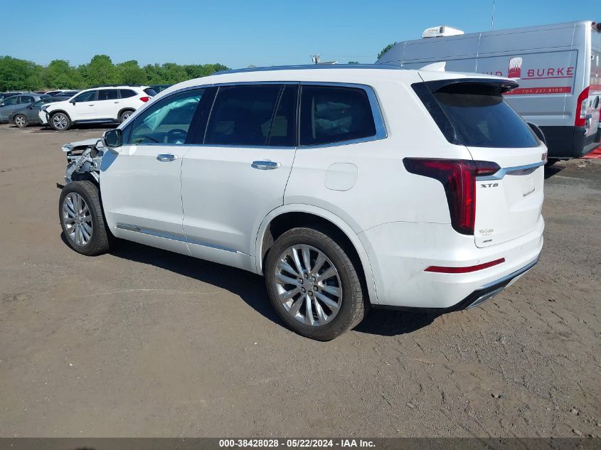 2021 Cadillac Xt6 Awd Premium Luxury VIN: 1GYKPDRS8MZ201723 Lot: 38428028