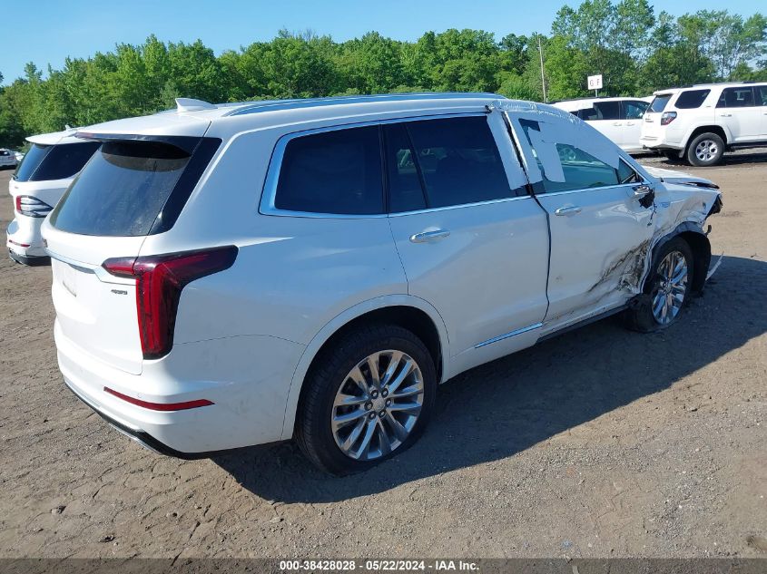 2021 Cadillac Xt6 Awd Premium Luxury VIN: 1GYKPDRS8MZ201723 Lot: 38428028