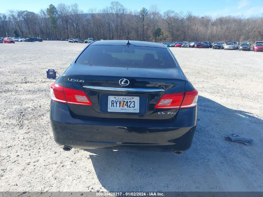 2010 Lexus Es 350 VIN: JTHBK1EG6A2406612 Lot: 38428217