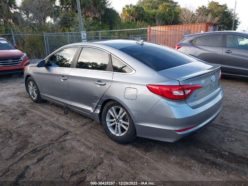 2016 Hyundai Sonata VIN: 5NPE24AF7GH410091 Lot: 38428257