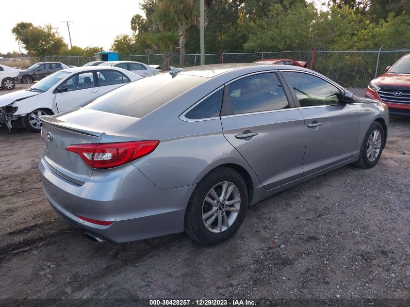 2016 Hyundai Sonata VIN: 5NPE24AF7GH410091 Lot: 38428257