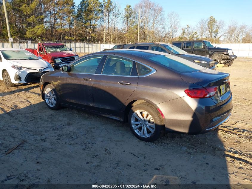 2016 Chrysler 200 Limited VIN: 1C3CCCAB3GN165595 Lot: 38428285