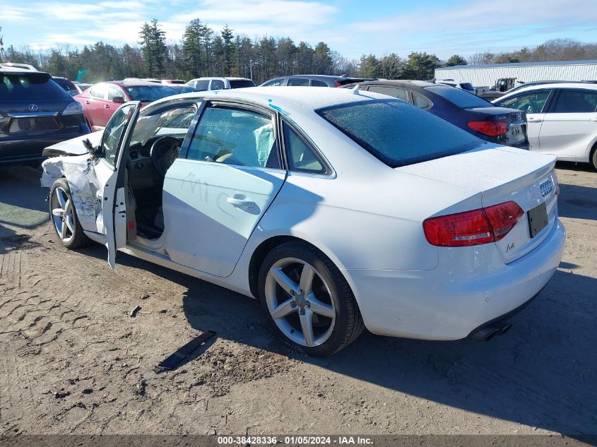 2011 Audi A4 2.0T Premium VIN: WAUKFAFL8BN018005 Lot: 38428336