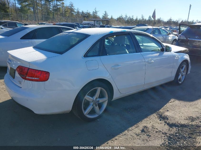 2011 Audi A4 2.0T Premium VIN: WAUKFAFL8BN018005 Lot: 38428336