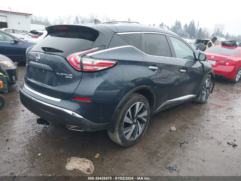 2018 Nissan Murano Platinum VIN: 5N1AZ2MH8JN141310 Lot: 38428478