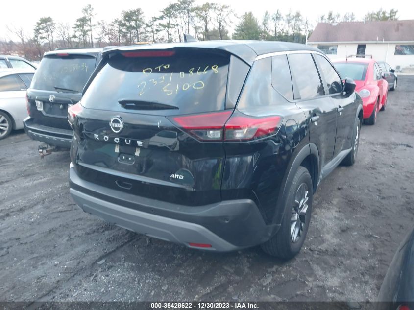 2023 Nissan Rogue S Intelligent Awd VIN: 5N1BT3AB4PC798475 Lot: 38428622