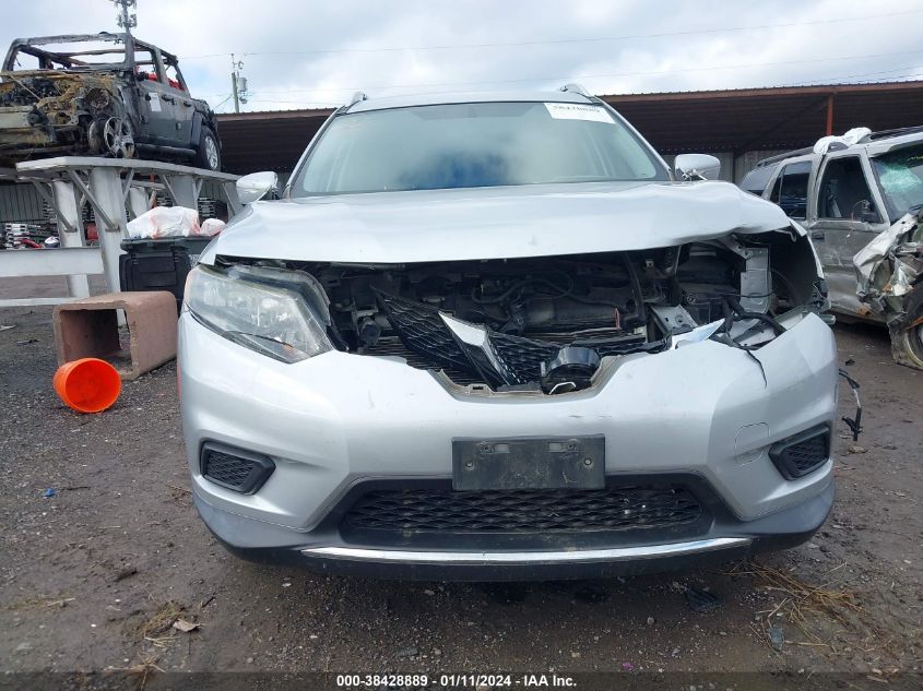 2015 Nissan Rogue Sv VIN: KNMAT2MV3FP504619 Lot: 38428889