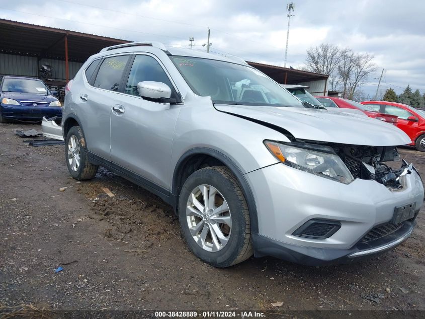 2015 Nissan Rogue Sv VIN: KNMAT2MV3FP504619 Lot: 38428889