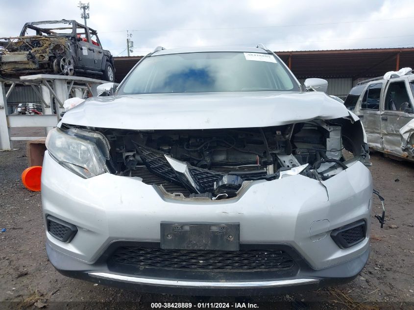 2015 Nissan Rogue Sv VIN: KNMAT2MV3FP504619 Lot: 38428889