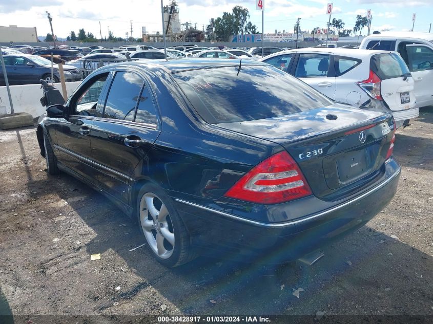 WDBRF40J45F690473 2005 Mercedes-Benz C 230 Kompressor Sport