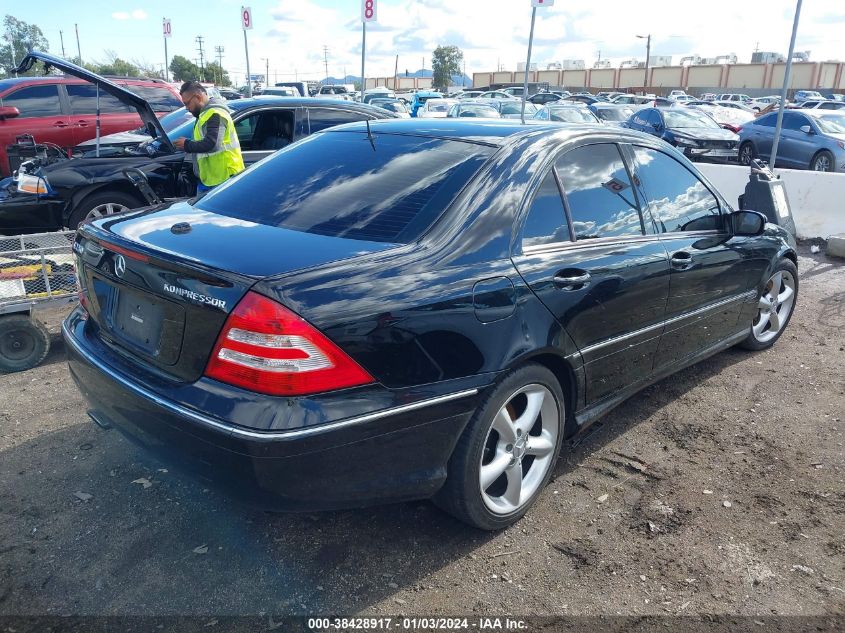 WDBRF40J45F690473 2005 Mercedes-Benz C 230 Kompressor Sport