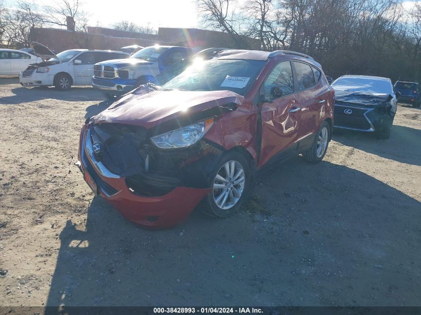 2013 Hyundai Tucson Limited VIN: KM8JUCAC7DU620955 Lot: 38428993