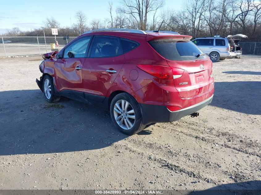 2013 Hyundai Tucson Limited VIN: KM8JUCAC7DU620955 Lot: 38428993