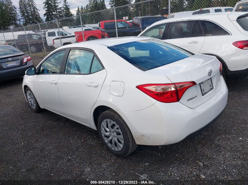 2017 Toyota Corolla Le VIN: 5YFBURHE7HP688209 Lot: 38429210