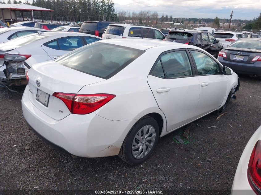 2017 Toyota Corolla Le VIN: 5YFBURHE7HP688209 Lot: 38429210